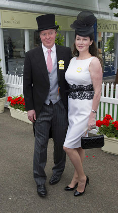 Earl Spencer And His Wife Karen Attending Day Of Royal Ascot. Picture David Parker 18.6.13 Reporter Louise Eccles.