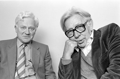 Richard Adams and Laurie Lee, London, Britain - 04 Oct 1984