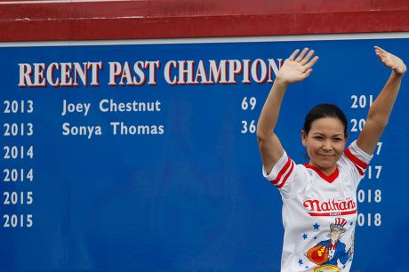 98th Annual Nathan's Hot Dog Eating Contest, New York, America - 04 Jul 2014