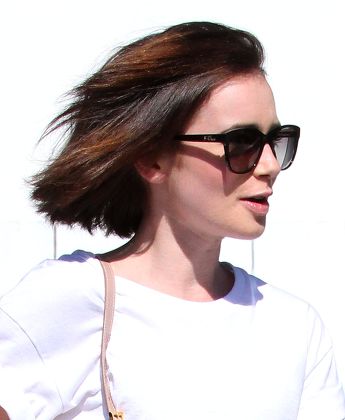 Lily Collins out and about, Los Angeles, America - 03 Jul 2014