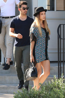 Joe Jonas and Blanda Eggenschwiler out and about, Los Angeles, America - 08 Jul 2014