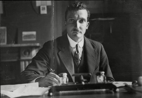 R. Stanley Gledhill In His Office. He Is To Marry Eleanor Henderson (daughter Of The Home Secretary).
