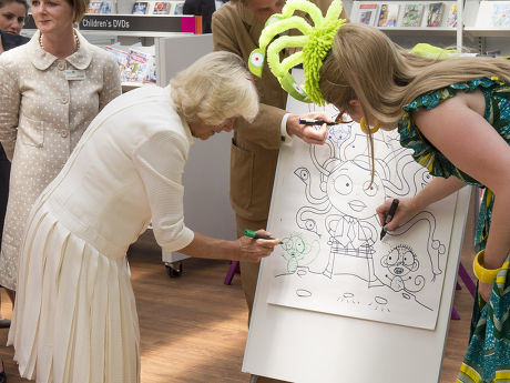 Camilla Duchess of Cornwall reopens Exeter Library, Devon, Britain - 15 Jul 2014