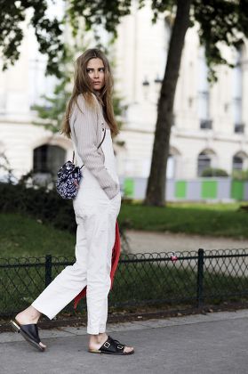 Street Style during Haute Couture Fall Winter 2014, Paris Fashion Week, France - 08 Jul 2014