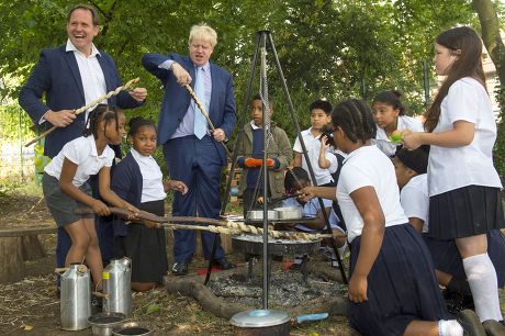 Mayor Boris Johnson visiting Christ Church primary school, London, Britain - 18 Jul 2014