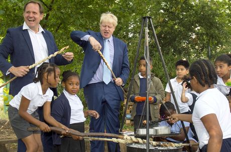 Mayor Boris Johnson visiting Christ Church primary school, London, Britain - 18 Jul 2014