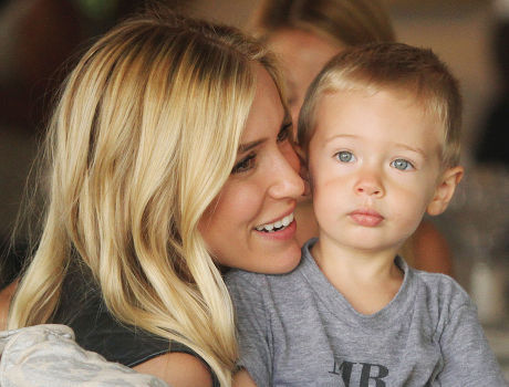 Kristin Cavallari and son Camden Jack Cutler out and about, Los Angeles, America - 24 Jul 2014