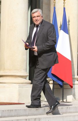 French Ministers attend meeting regarding Air Algerie flight AH 5017 that crashed, Paris, France - 26 Jul 2014