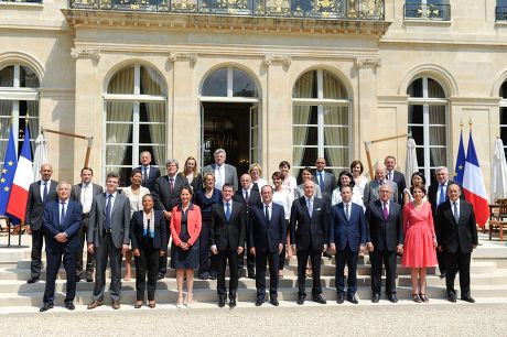 Weekly French Cabinet Meeting, Elysee Palace, Paris, France - 01 Aug 2014