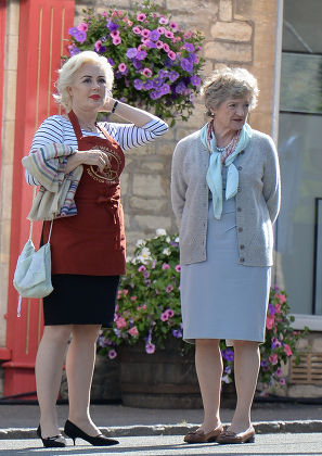 JK Rowling's 'A Casual Vacancy' on set filming in Northleach, Gloucestershire, Britain - 03 Aug 2014