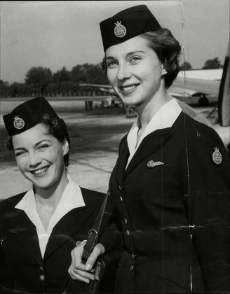 Air Hostesses Faith Sisman Velma Brown Editorial Stock Photo - Stock ...