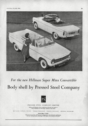 1962 Hillman Super Minx Original Advert Photos Editoriales De Stock Images De Stock Shutterstock Editorial