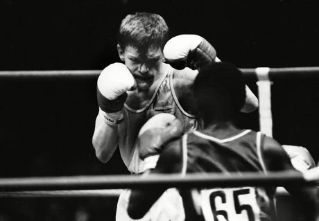 Boxing 1982 Brisbane Commonwealth Games Mens Editorial Stock Photo