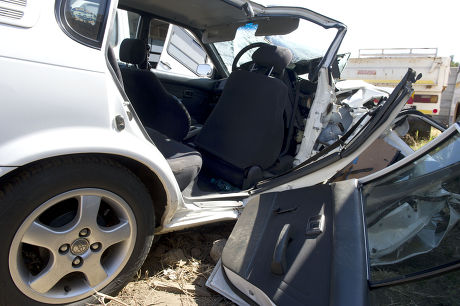Carl Pistorius involved in car crash, Pretoria, South Africa - 02 Aug 2014