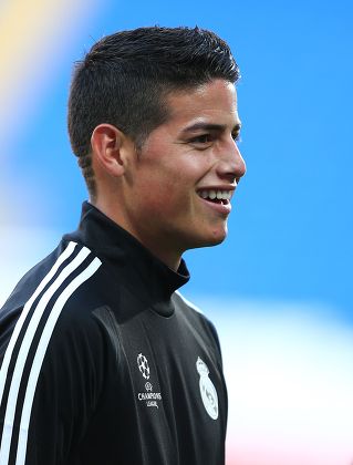 James Rodriguez Real Madrid During Uefa Editorial Stock Photo