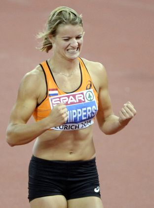 Dafne Schippers Wins Womens 100 Metres Editorial Stock Photo - Stock ...