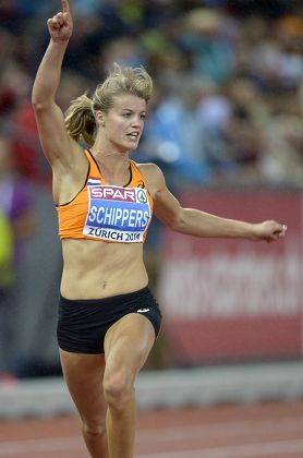 Dafne Schippers Wins Womens 100 Metres Editorial Stock Photo - Stock ...