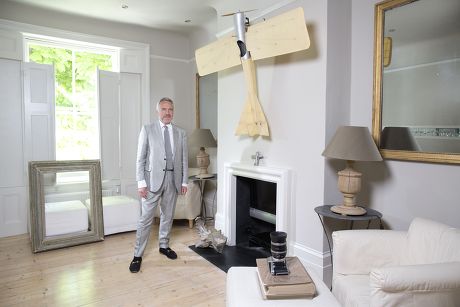 Stephen Bayley at his home in Stockwell, London, Britain - 25 Jul 2014