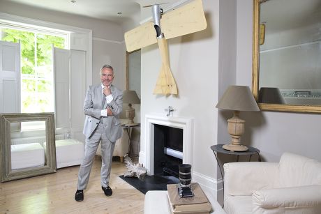 Stephen Bayley at his home in Stockwell, London, Britain - 25 Jul 2014