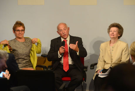 A Debate Tonight At The Iea Westminster. 'women On Top' Godfrey Bloom Talks L- Dr Clare Gerada (glasses)..and Right Of Picture The Chairman Of The Event Economist Ruth Lea.