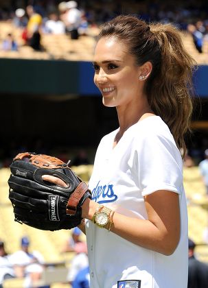 Jessica Alba LA Dodgers Game August 17, 2014 – Star Style