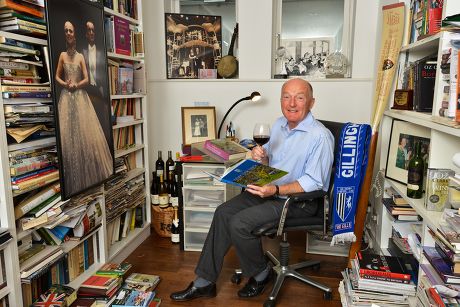 Oz Clarke in his basement of his Chelsea home, London, Britain - 24 Aug 2012