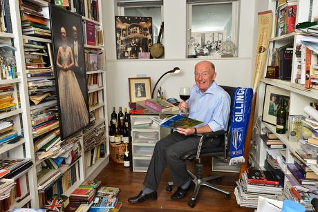 Oz Clarke in his basement of his Chelsea home, London, Britain - 24 Aug 2012