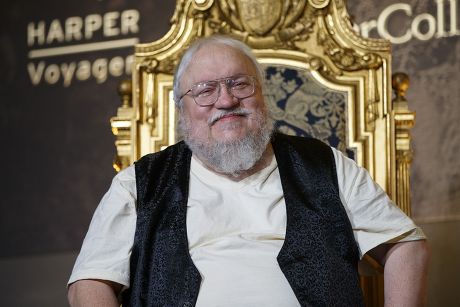 George RR Martin and Robin Hobb in Conversation, London, Britain - 19 Aug 2014