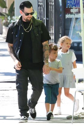 Nicole Richie out with Joel Madden and their children in Hollywood, Los Angeles, America - 29 Aug 2014