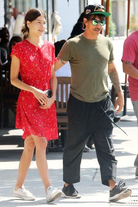 Anthony Kiedis and Helena Vestergaard out and about, Los Angeles, America - 03 Sep 2014