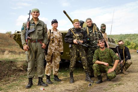 Aidar Soldier Pose Picture Showing Islamic Editorial Stock Photo ...
