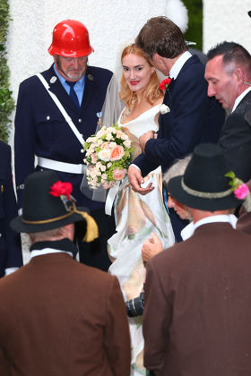 Wedding of Princess Maria Theresia of Thurn and Taxiss and Hugo Wilson, Tutzing, Germany - 13 Sep 2014