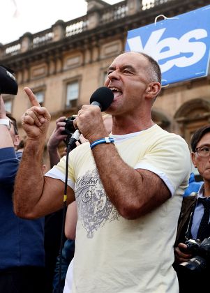 The final 'Yes' rally before voting day, George Square, Glasgow, Scotland, Britain - 17 Sep 2014