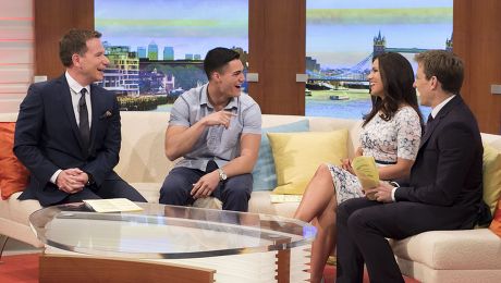 Richard Arnold and Charlie Martinez with Susanna Reid and Ben Shephard