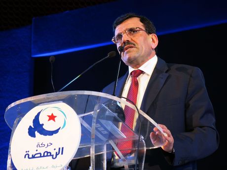 Ennahdha Party meeting in Tunis,Tunisia - 23 Sep 2014