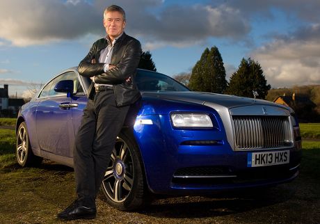 Tiff Needell with a Rolls-Royce Wraith, Salisbury, Britain - 21 Jan 2014