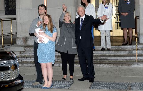 Chelsea Clinton leaves Lenox Hill Hospital, New York, America - 29 Sep 2014