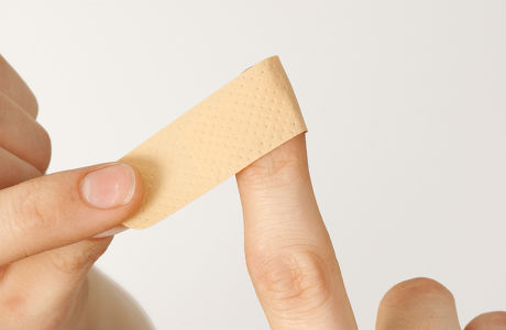 Model Released Plaster Being Applied Cut Editorial Stock Photo - Stock ...