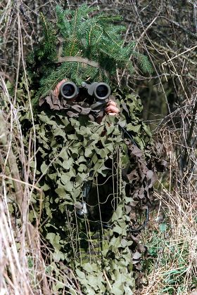British Army Forward Air Controller Editorial Stock Photo - Stock Image