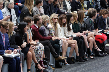 Caroline Sieber attending the Louis Vuitton Ready to Wear Spring