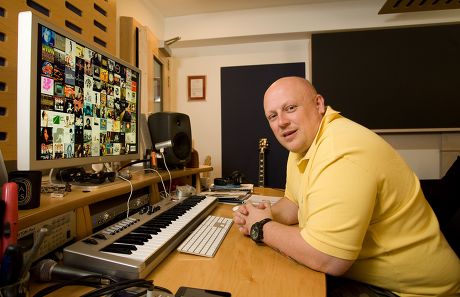Richard Stannard record producer and label owner at his home, Brighton, Susex, Britain - 15 Oct 2009
