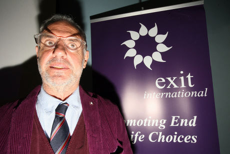 Dr Philip Nitschke at a Voluntary Euthanasia meeting, The Priory Centre, York - 06 Oct 2014