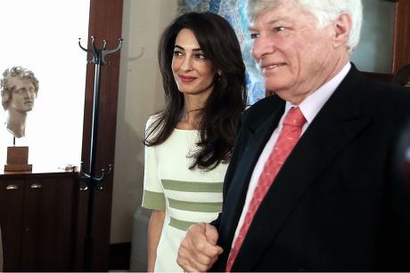 Amal Clooney in Athens, Greece - 14 Oct 2014