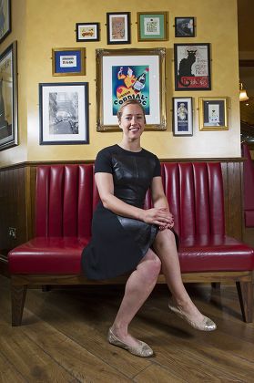 Lizzy Yarnold at Cafe Rouge in Woking, Surrey, Britain - 08 May 2014