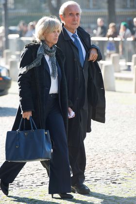 Christophe De Margerie funeral at the Saint Sulpice Church in Paris, France - 27 Oct 2014