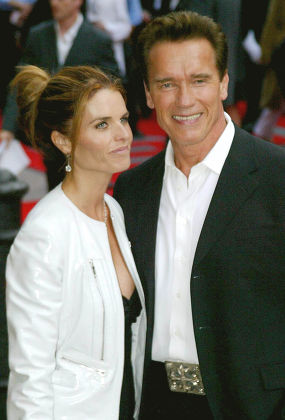 Maria Shriver Husband Arnold Schwarzenegger Editorial Stock Photo