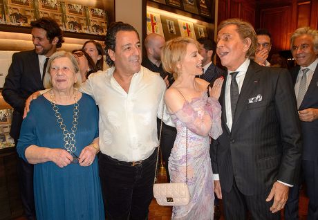 'Valentino: At the Emperor's Table' book signing at Maison Assouline flagship, London, Britain - 28 Oct 2014