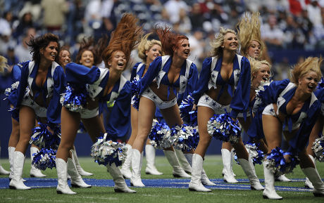 Dallas Cowboy Cheerleaders Editorial Stock Photo - Stock Image