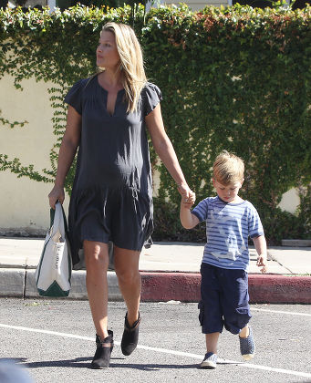 Ali Larter and son Theodore out and about, Los Angeles, America - 30 Oct 2014