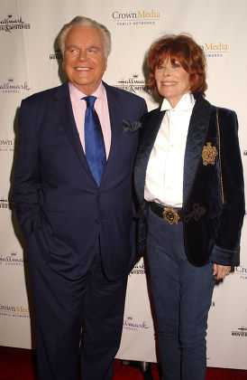 Robert Wagner Wife Jill St John Editorial Stock Photo - Stock Image
